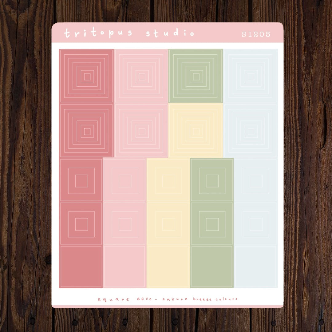 Square Sticker Sheet