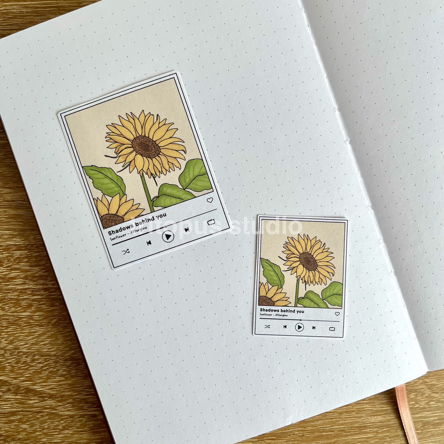 summer playlist die cut stickers