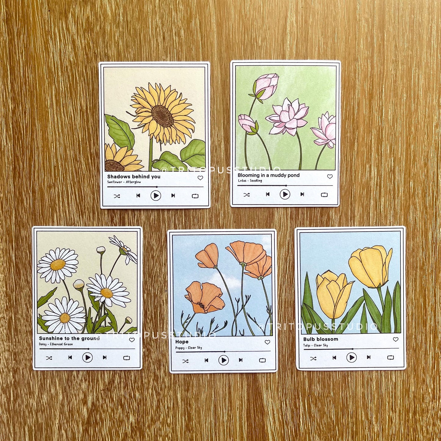 summer playlist die cut stickers