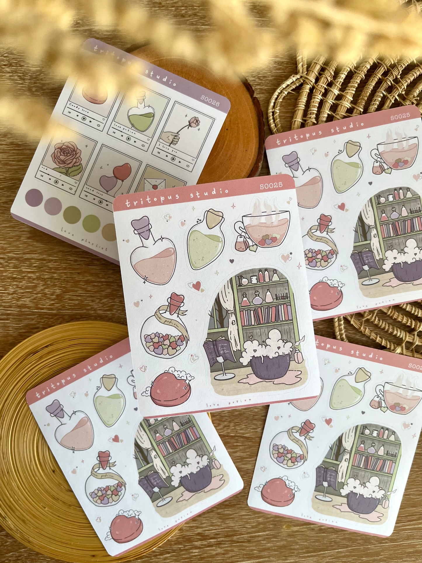 love potion sticker sheet