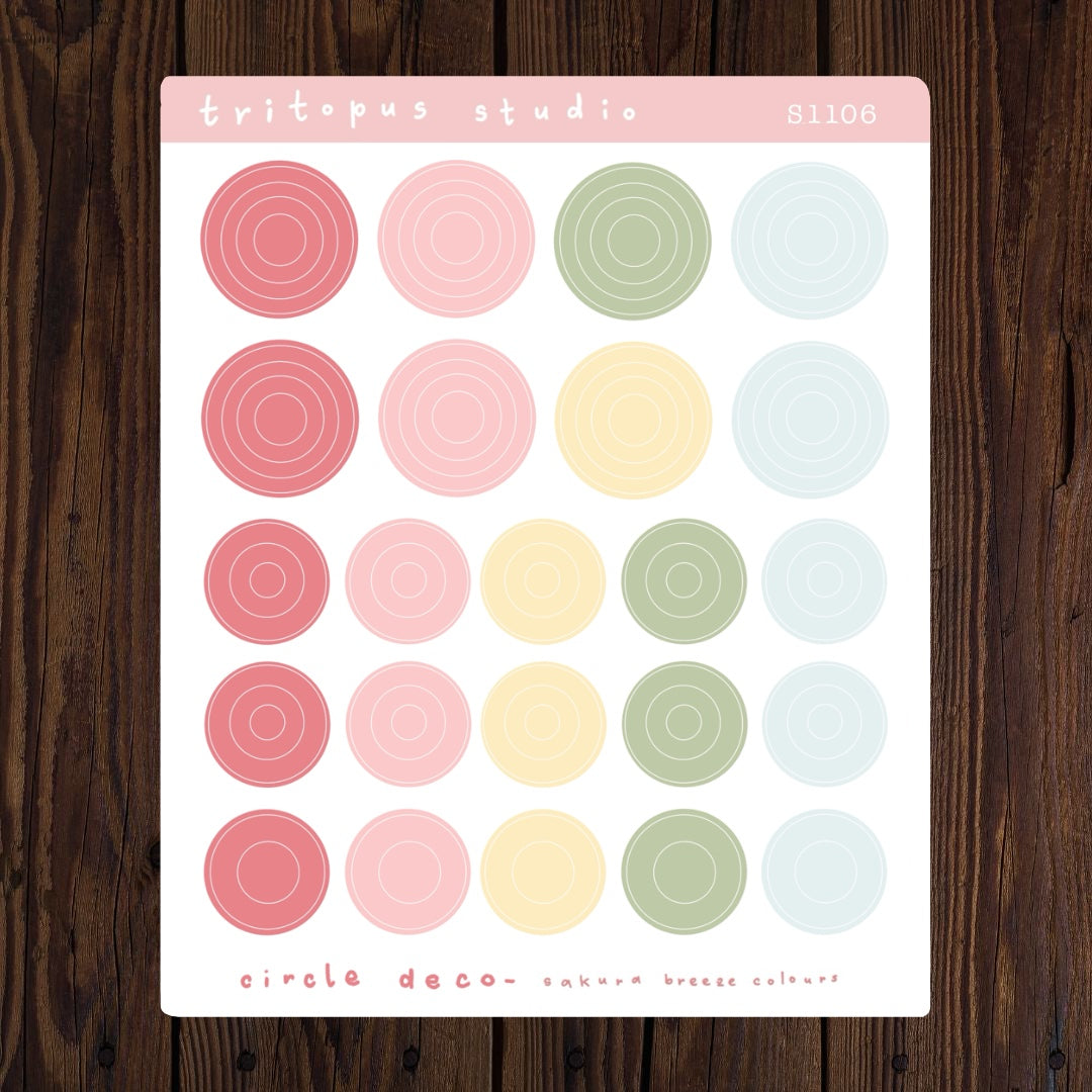 Circle and Eyelet Stickersheet