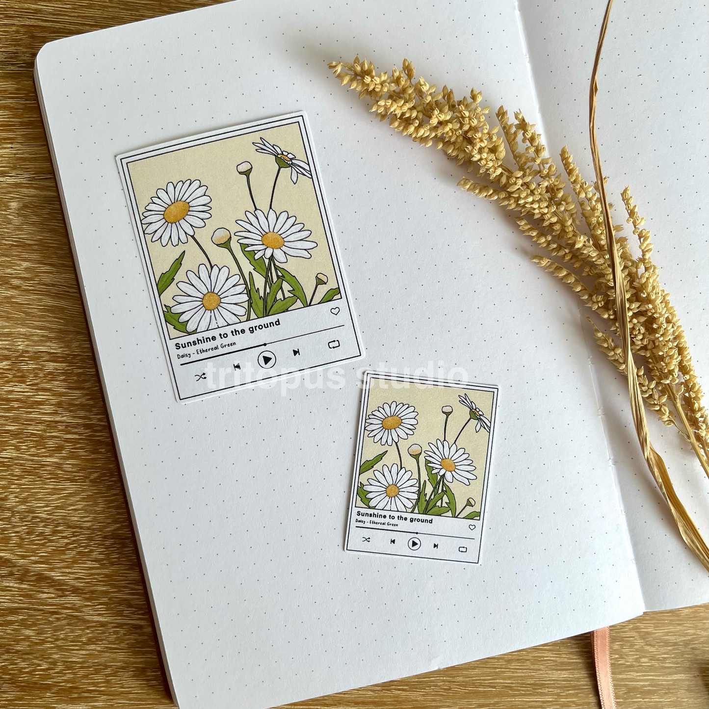 summer playlist die cut stickers