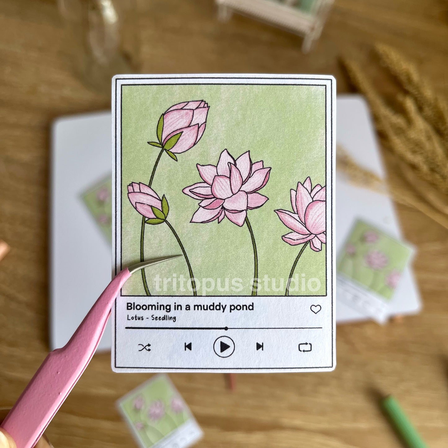 summer playlist die cut stickers