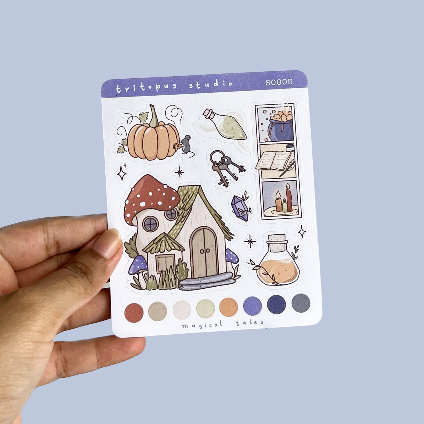magical tales sticker sheet