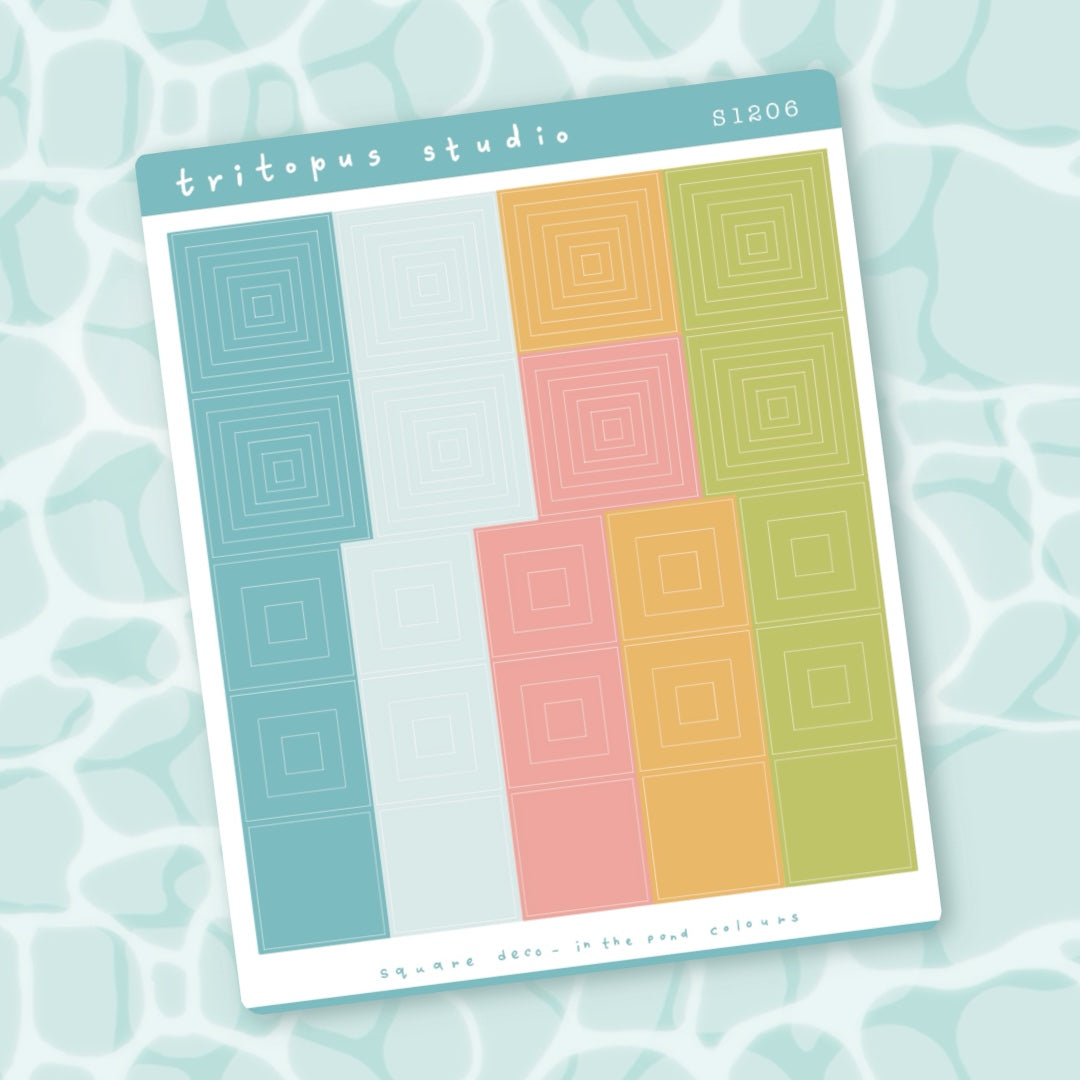Square Sticker Sheet