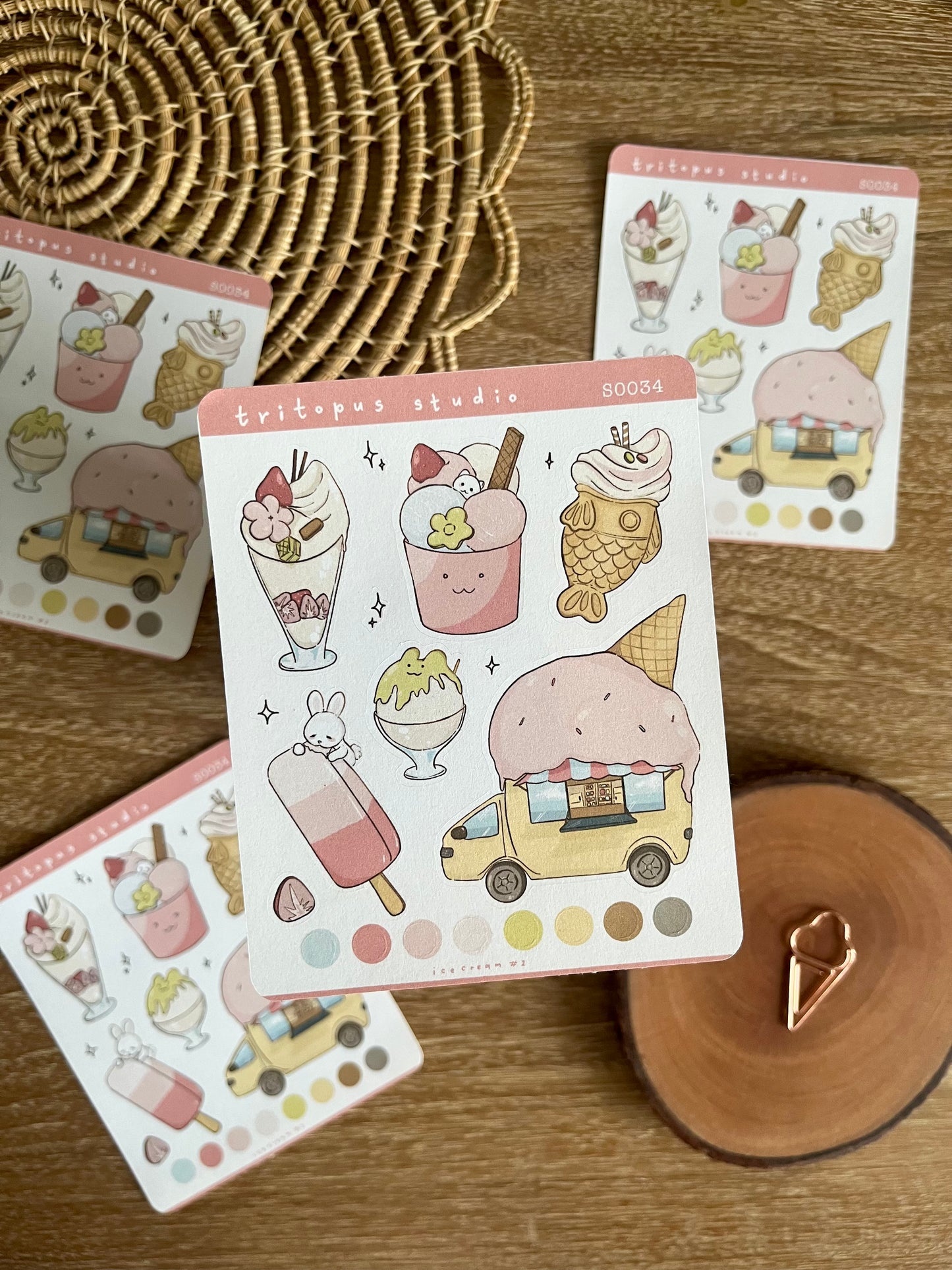 icecream stickersheet