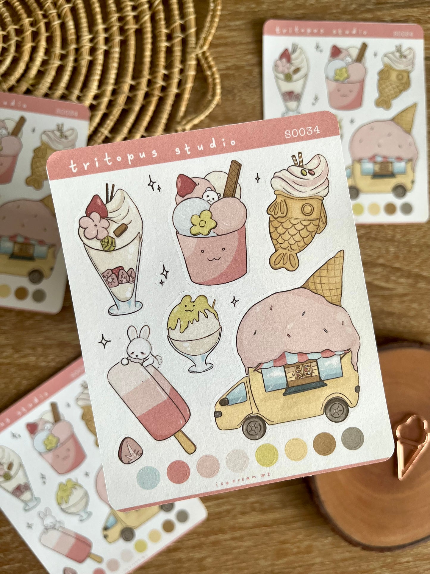 icecream stickersheet