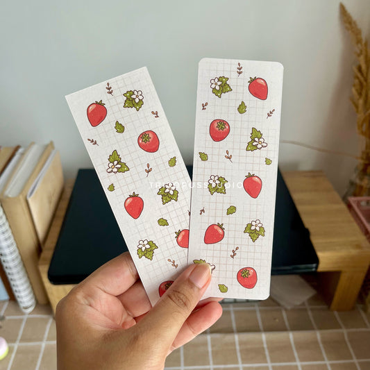 Strawberry bookmark