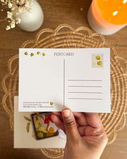 rat the illustrator postcard