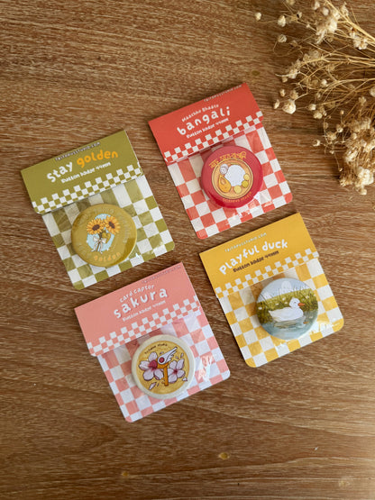 44mm button badge set