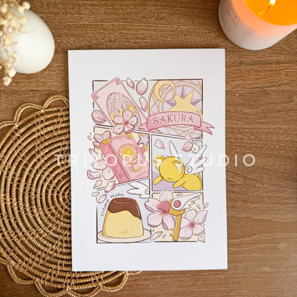 Card captor sakura Art print