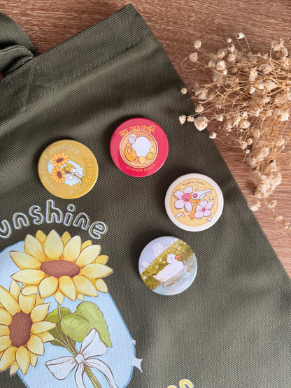 44mm button badge set
