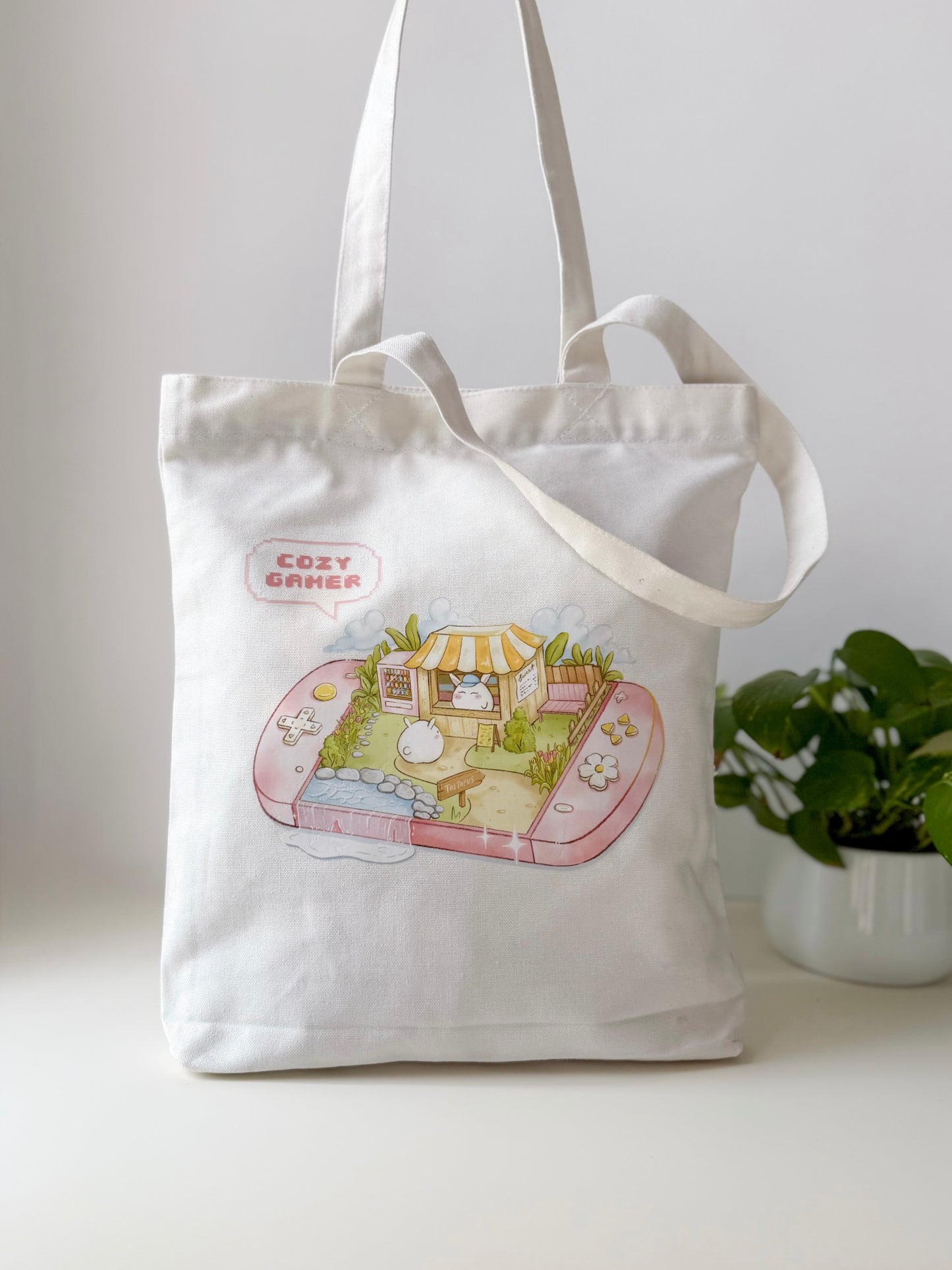 Cozy gamer cute tote bag (limited edition)