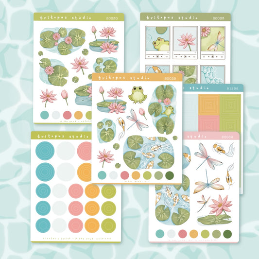 In the pond bundle with deco stickers
