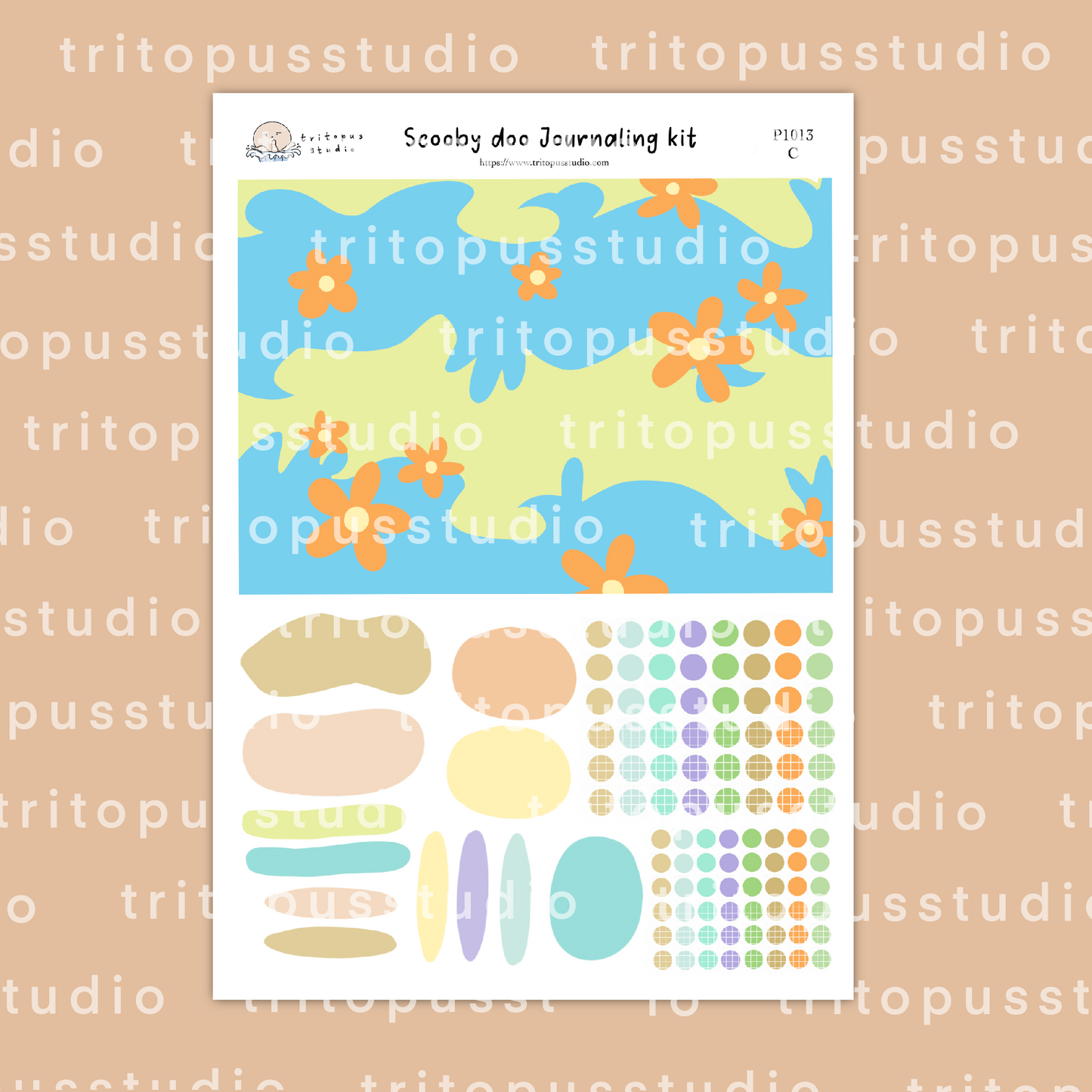scooby doo printable stickers and journal kit